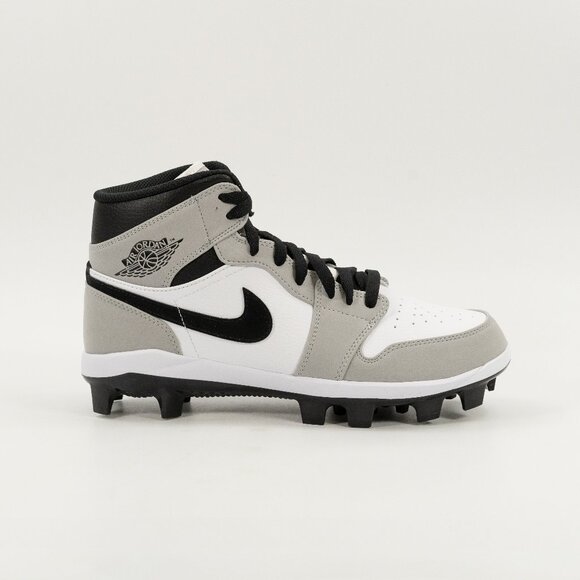 Air Jordan 1 Retro MCS 'Light Smoke Grey' AV5354-012 Football Cleats size 8